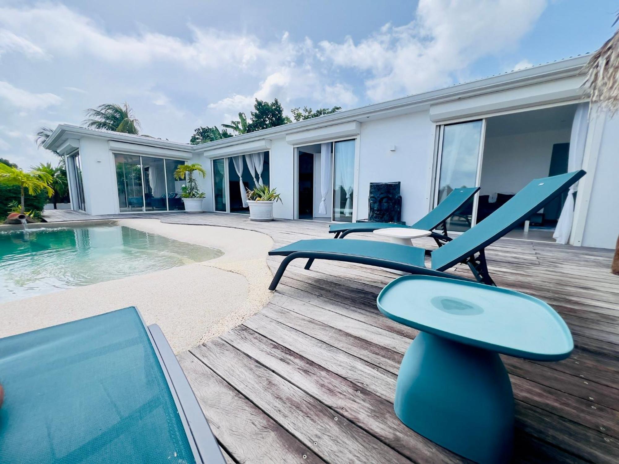 Villa Amaryllis Luxueuse,Piscine,Vue Mer,Plage Sainte-Luce Exterior foto